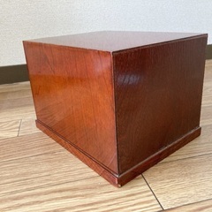 昭和の民芸調小物入れの画像