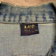 vintage Lee101J 赤タグ Denim jacket レア物 サイズ36の画像