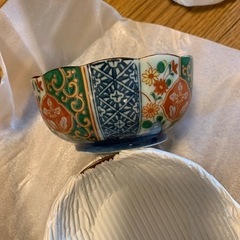 有田焼　地紋木甲　深小鉢揃　　の画像