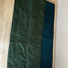 キャンプ　寝袋2点の画像