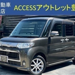 安心の総額表示！車検満たん★ダイハツタントカスタムTVナビ！片側...