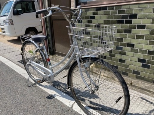 【26インチ自転車】ブリヂストン製　内装3段変速付　美品❗️BAA認定車　前カゴ、グリップ新品❗️若林自転車　膳所店　SALE中❗️