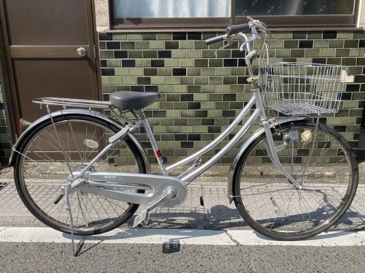 【26インチ自転車】ブリヂストン製　内装3段変速付　美品❗️BAA認定車　前カゴ、グリップ新品❗️若林自転車　膳所店　SALE中❗️