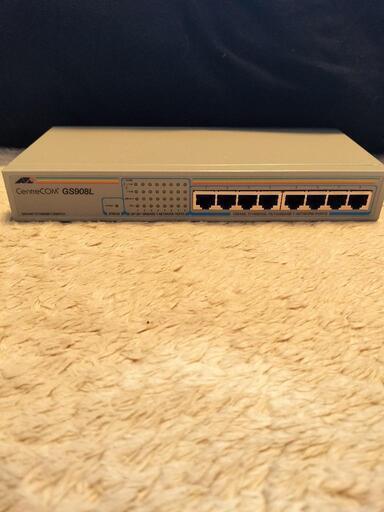 【美品】電子ハブ CentreCOM GS908L