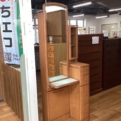 ドレッサーライト付き【町田市再生家具】240635