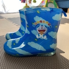 《お取引予定者決定》キッズ ドラえもん ブルー 15cm 子供 長靴 