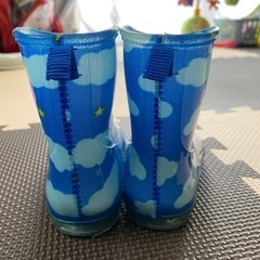 《お取引予定者決定》キッズ ドラえもん ブルー 15cm 子供 長靴 の画像