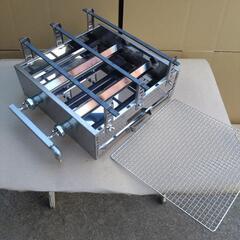 新品未使用 下火式 焼き台 LPプロパンガス 卓上 網焼き 小型焼物機器 荒磯 新品未使用 いそあみやき

幅45cm BBQコンロ 海鮮 漁師 漁港 あみいそ焼 消費税込 業務用 プロパンガス LPガス用 下火グリラー あみ焼き機 網焼き機 荒磯 厨房機器 店舗用品の画像