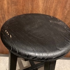 椅子　チェア　スツール　木製　レトロ　アンティークの画像