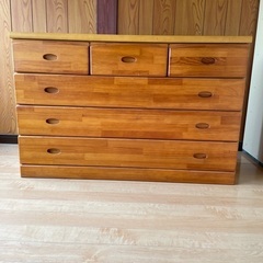 横幅118 高さ76 奥行40㎝の洋服タンス