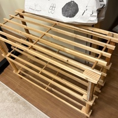 あげます　木製ラック