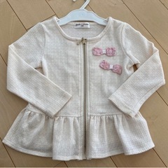 美品　フォーマル　長袖　カーディガン　サイズ100㎝　キッズ服　...