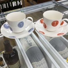 ペアカップ&ソーサー 旭富士、伊勢ヶ濱　エキスパート藤沢辻堂店