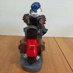 アメリカ雑貨　イーグルライダー　ハクトウワシとバイク　インテリア置物の画像