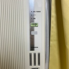 コロナ　ウィンドウエアコン　冷暖房兼用になります。の画像