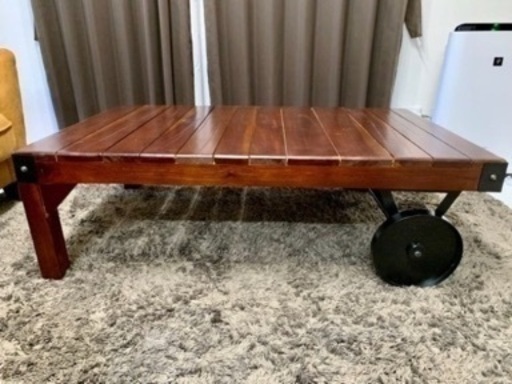 東谷　ビンテージ風　トロリーテーブル