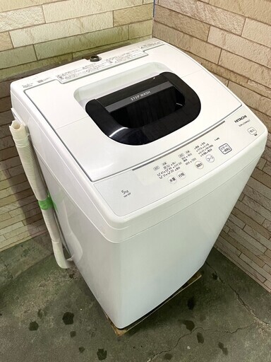 大阪送料無料★3か月保障付き★洗濯機★日立★2021年★5.0kg★NW-50F★S-703