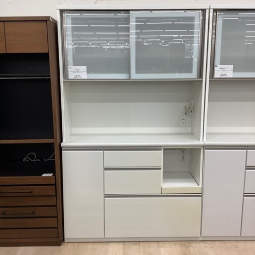 訳あり　ニトリ　キッチンボード　レンジ台　キッチン収納 ニトリ 鏡面仕様カウンター（NA）キッチンカウンター キッチン