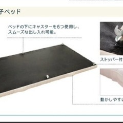 下段ベッド　シングルベッド　ヘッドレスベッド　ベッドフレームのみの画像