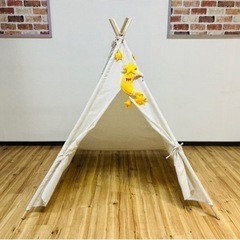 【子供のおもちゃ 】キッズテント（ホワイト）の画像