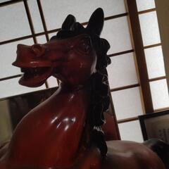 木製馬飾りの画像
