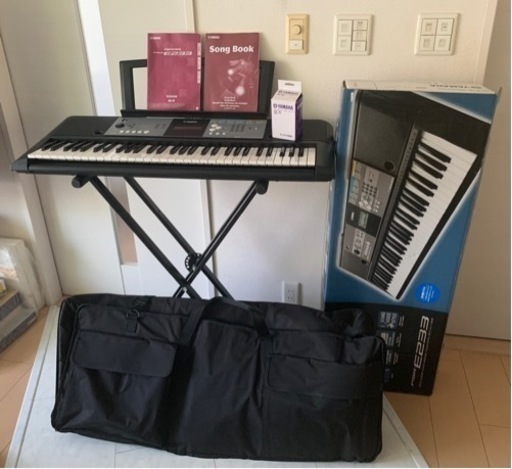 YAMAHA PSR-E233 ｷｰﾎﾞｰﾄﾞ.ｹｰｽ.ｽﾀﾝﾄﾞ