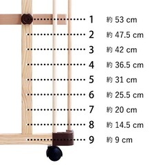 【取引済】ファルスカ ベビーベッド(添い寝安全ベルト付)の画像