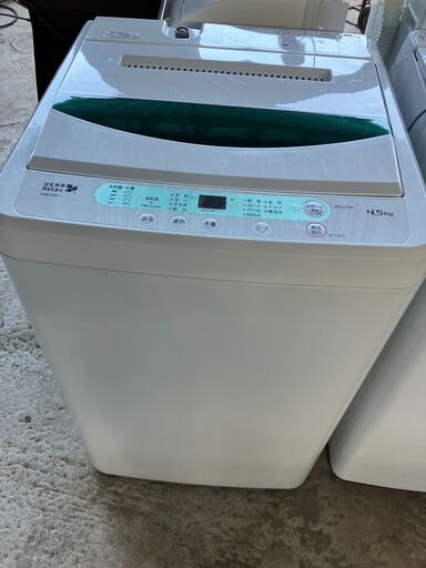 ヤマダ 全自動電気洗濯機 洗濯機 4.5㎏ YWM-T45A1