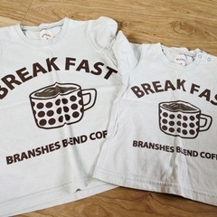 Tシャツ　姉妹コーデ　