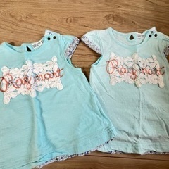 Tシャツ　姉妹コーデ　80.90