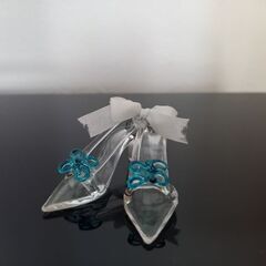 ガラス細工　ガラスの靴