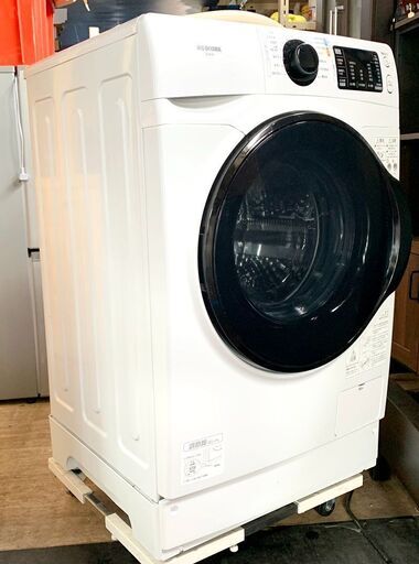 アイリスオーヤマ FL81R-W ドラム式洗濯機 2020年製 8kg 77L
