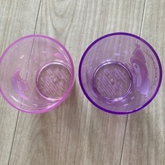 マイメロ♥️クロミ クリアコップ 2点セットの画像