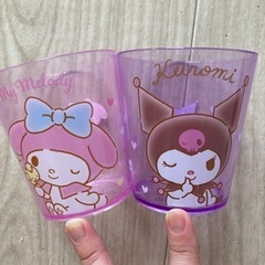 マイメロ♥️クロミ クリアコップ 2点セット
