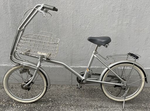 ★動作〇★ 自転車 Nakamura 20インチ フレームバスケット ママチャリ 通勤 通学
