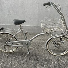★動作〇★ 自転車 Nakamura 20インチ フレームバスケット ママチャリ 通勤 通学の画像