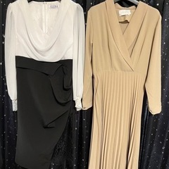Lサイズ　ドレスワンピ２着セット