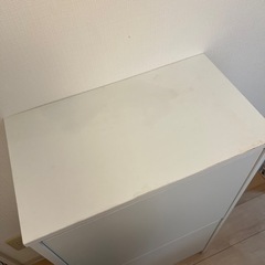 【0円】IKEA　BISSA シューズ　収納ボックス2段の画像