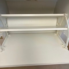 【0円】IKEA　BISSA シューズ　収納ボックス2段の画像