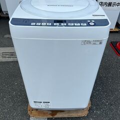 ▼値下げ▼洗濯機 シャープ ES-T711 2019年 7kg せんたくき 家事家電【安心の3ヶ月保証★送料に設置込】?自社配送時?代引き可?※現金、クレジット、スマホ決済対応※