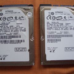 中古 2.5インチ 内蔵用 HDD 120GB HITACHI ...
