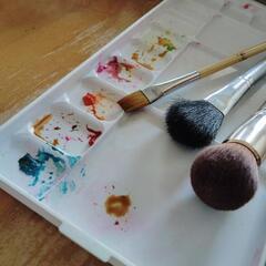 【絵具処分＋コーヒー対話 in原っぱ】処分できずにいる絵の具や墨汁を思いっきり使いまくって部屋も私もスッキリしよう！＆コーヒー対話 - ワークショップ