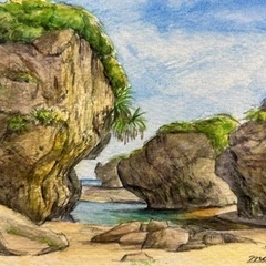 1日参加の絵画講座🎨🖌の画像