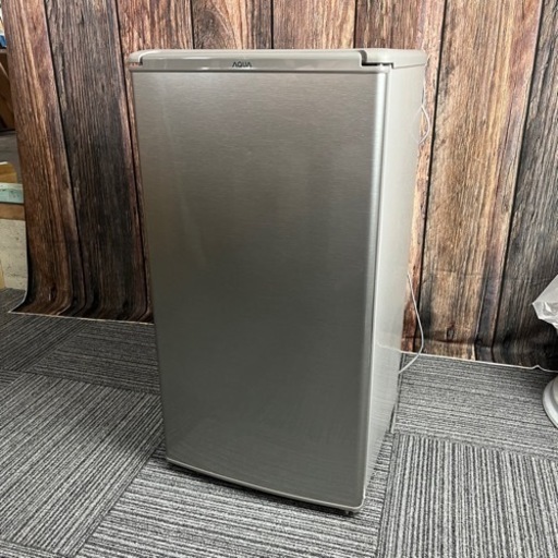 冷蔵庫 2020年 AQUA 75L AQR-8G(S) 1ドア 直冷式冷蔵庫 アクア シルバー