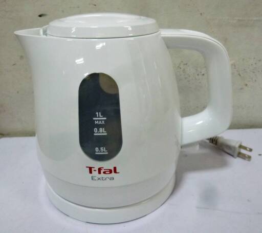 ティファール　電気　ケトル　1.0L　エクストラ　KO1711JP　動作良好　コンパクト　空焚き防止機能搭載　TEXTRA　T-fal