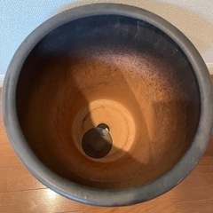 お取引中🙏陶器の鉢カバー（皿付き）の画像