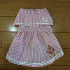 犬の服　セーラーワンピース