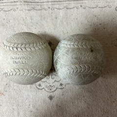 軟式ボール２つ　スポーツ 野球