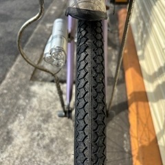 丸石　ママチャリ　24インチ　オートライト　低床設計の画像