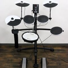 ≪ZC066ジ≫通電OK Roland/ローランド Vドラム/電子ドラム TD-1 幅約92cm 楽器/打楽器 ドラムスティック/ペダル付き 現状品